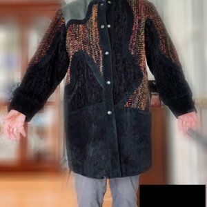 Jinx Leather, Suede and Wool Ladies Jacket